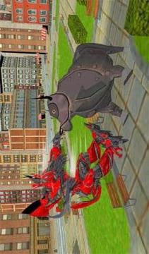 Angry Robot Bull Attack:Robot Fighting Bull Games游戲截圖5