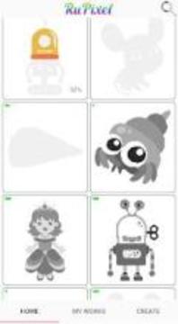 RuPixel - coloring by numbers游戲截圖2
