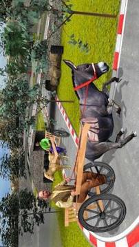 Donkey Cart Racing Simulator: Cart Transporter游戲截圖4