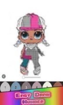 Number Book Surprise Dolls Pixel Color游戲截圖1