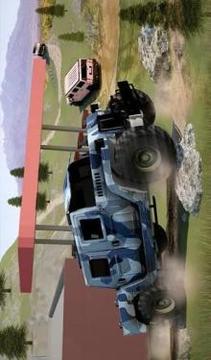 Offroad ATV Quad Bike: US Police Transporter Game游戲截圖2