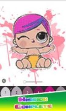 Number Book Surprise Dolls Pixel Color游戲截圖5