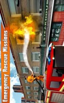 American Firefighter City Rescue Simulator游戲截圖3