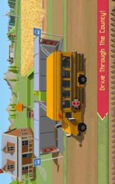 School Bus Simulator: Blocky World游戲截圖2