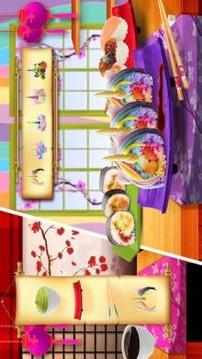 Rainbow Unicorn Sushi Maker! DIY Cooking Game游戲截圖1