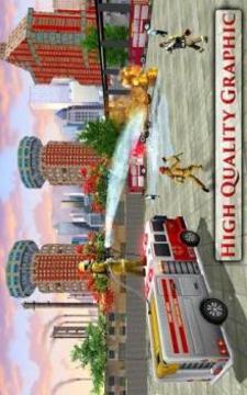 American Firefighter City Rescue Simulator游戲截圖2