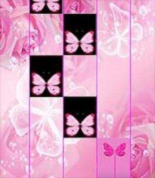 Butterfly Pink Piano Tiles游戲截圖2
