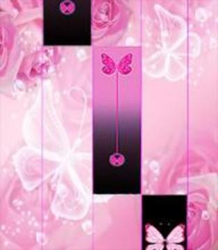 Butterfly Pink Piano Tiles游戲截圖3