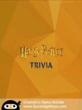 HARRY POTTER TRIVIA FREE QUIZ GAME OF HARRY POTTER游戲截圖1