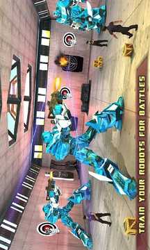 US Police ATV Quad Bike Robot Car Transporter Game游戲截圖5