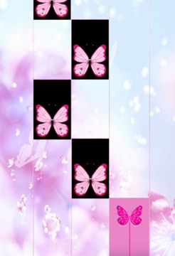 Pink Butterfly Piano Tiles 2018游戲截圖2