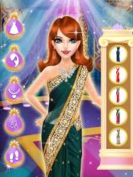 Indian Bride Wedding DressUp游戲截圖4