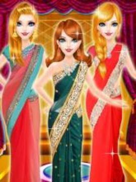 Indian Bride Wedding DressUp游戲截圖3