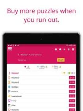 Cryptogram Cryptoquote Puzzle游戲截圖2