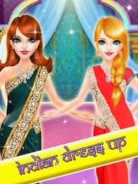 Indian Bride Wedding DressUp游戲截圖5