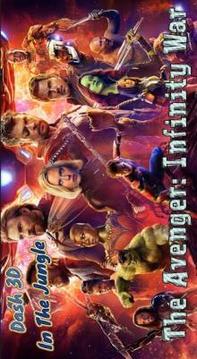 The Avenger: Infinity War Dash 3D In The Jungle游戲截圖1