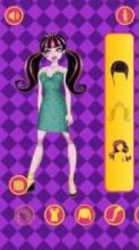 Dress Up Beauty Salon Monster High for Girls游戲截圖1