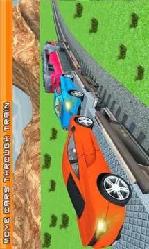 Car Cargo Train Transport 3D游戲截圖5