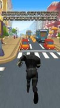 Subway Black Avenger Panther Hero: Infinity War游戲截圖1