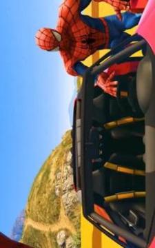 Superhero Car Racing Stunts Limits游戲截圖5