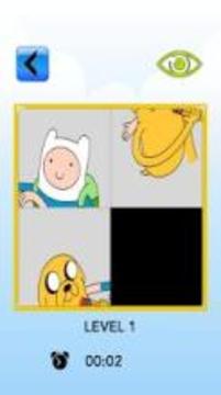 Adventure Time Sliding Puzzle游戲截圖3