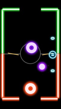 Finger Glow Hockey游戲截圖2