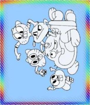Coloring Gumball : The Amazing World of Gumball游戲截圖2