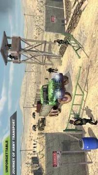 US Army Truck Driving 2018: Offroad Transporter游戲截圖4
