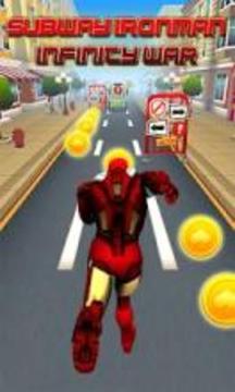 Subway Iron Avenger Man Run: Infinity War游戲截圖1