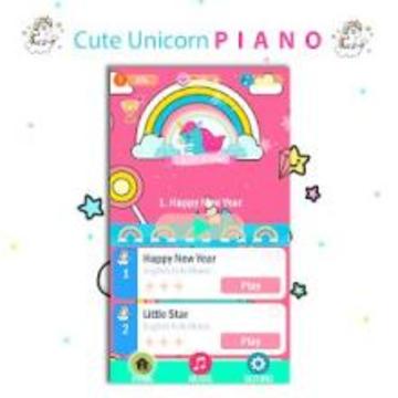 Cute Unicorn Piano游戲截圖3