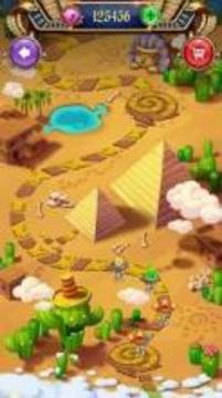 Marble Shoot - Egyptian - Jungle Marble Blast游戲截圖1