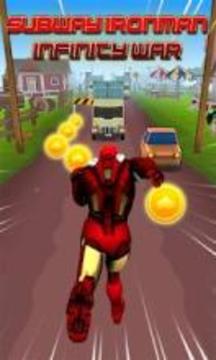 Subway Iron Avenger Man Run: Infinity War游戲截圖3