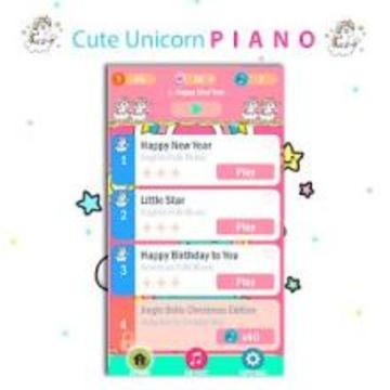 Cute Unicorn Piano游戲截圖1