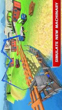Train Bridge Construction: Railroad Building Sim游戲截圖4