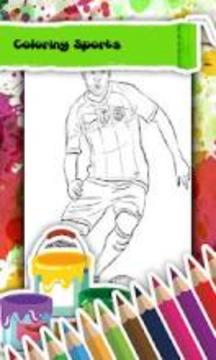 Champion Football Coloring Book League Of Soccer游戲截圖1