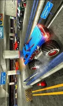3D Off road Monster Truck Stunts Parking Driver游戏截图2