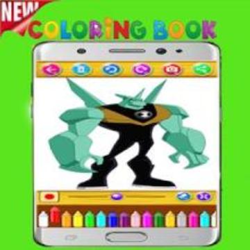 Ben 10 ColoringBook Game游戲截圖2