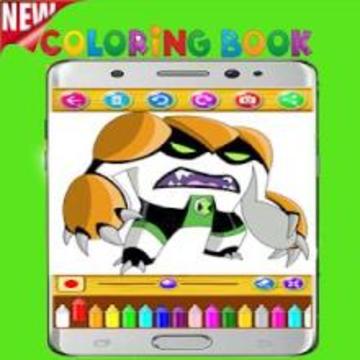 Ben 10 ColoringBook Game游戲截圖4