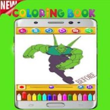 Ben 10 ColoringBook Game游戲截圖5