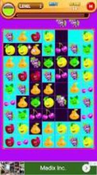 Funny Fruit Match 3游戲截圖4
