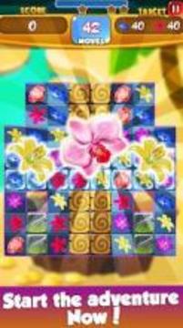 Flower Quest - Blossom Star Match 3 Blast Games游戲截圖2