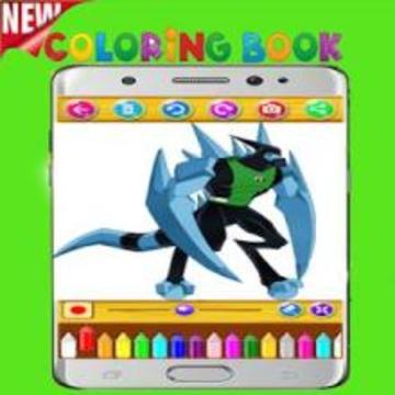 Ben 10 ColoringBook Game游戲截圖3