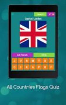 All Countries Flags Quiz游戲截圖3