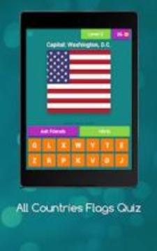 All Countries Flags Quiz游戲截圖4