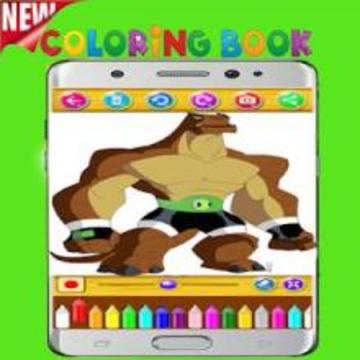 Ben 10 ColoringBook Game游戲截圖1