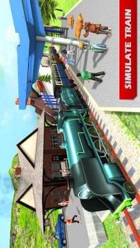 Train Bridge Construction: Railroad Building Sim游戲截圖1