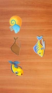 Baby Fish Shape Blocks Puzzle - Educational Game游戲截圖3