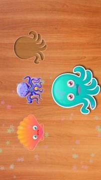Baby Fish Shape Blocks Puzzle - Educational Game游戲截圖2