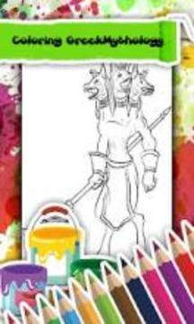 Greek Mythology Coloring Book游戲截圖2