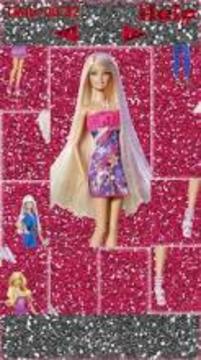 Miss Barbie Puzzle游戲截圖2